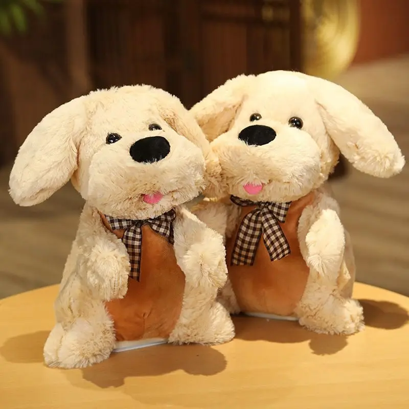 Robot Dog Toys Electronic Sing Songs Puppy Electric Music Animal Clap Hand Ears Plush Teddy Pet For Children Birthday Gifts