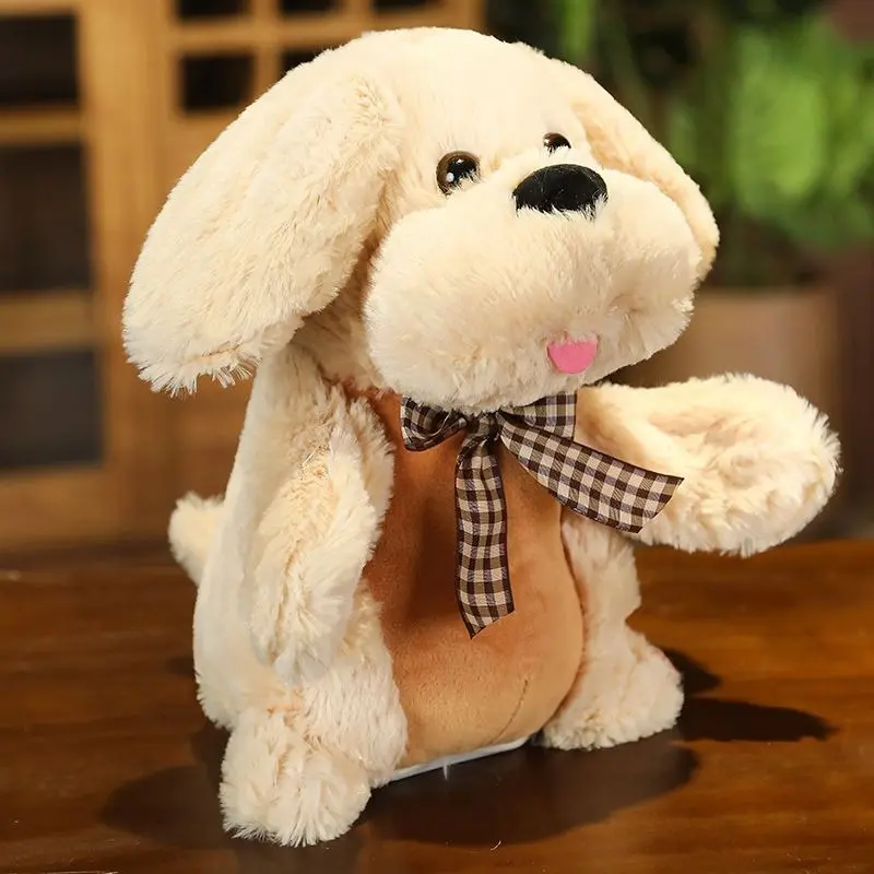 Robot Dog Toys Electronic Sing Songs Puppy Electric Music Animal Clap Hand Ears Plush Teddy Pet For Children Birthday Gifts