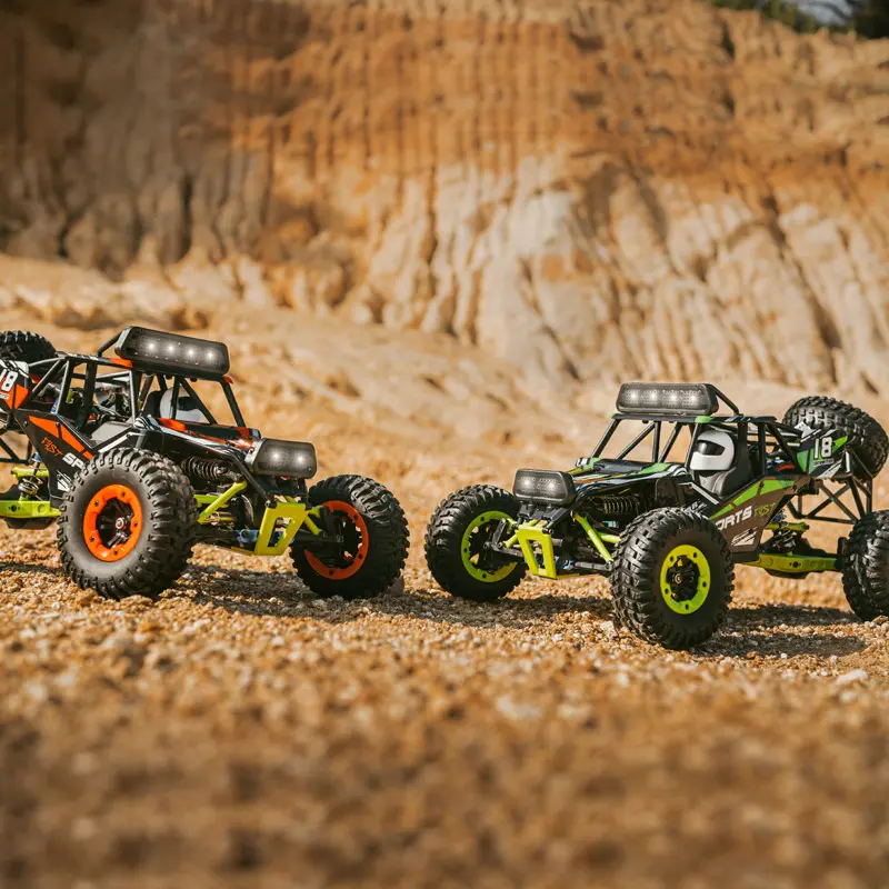 1:12 Four-wheel Drive RC Car Alloy Remote Control Truck Toy 2.4g Climbing With LED Off-Road 50km/h Monster For Boy Birthday Gift