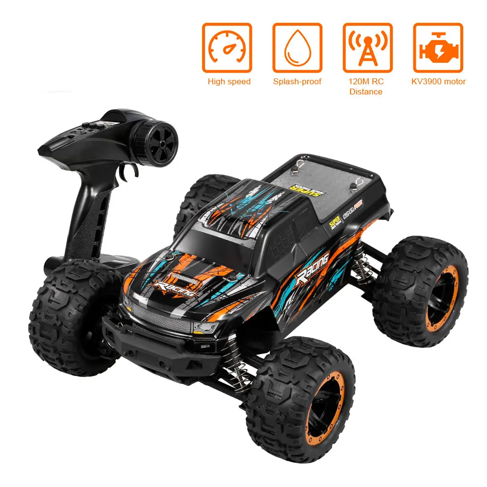 1/16 RC Car 45km/h Brushless Motor 4WD Remote Control Truck Strong Shock Absorber High Speed Off Road RC Drift Race Car Boys Toy