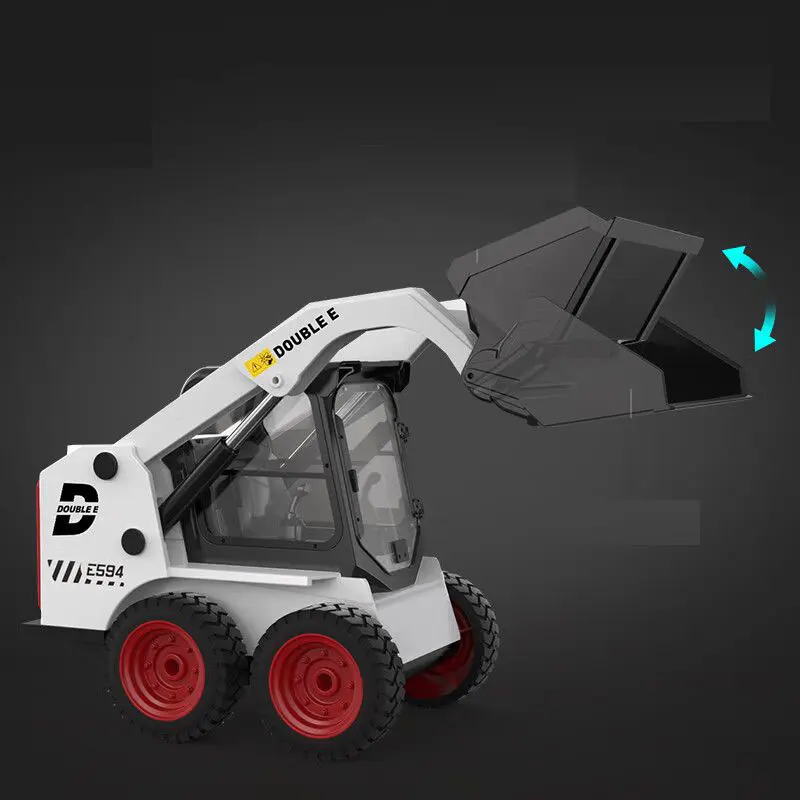 1:14 Electronic RC Car 2.4G Remote Control Engineering Car RC Loader Electric Bulldozer Bus Toy USB Charge Boys Birthday Gift