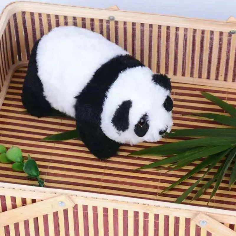 Robot Panda Toys Electronic Plush Animal Walking With Sound Funny Soft Cute Pet Toy For Children Birthday Gift
