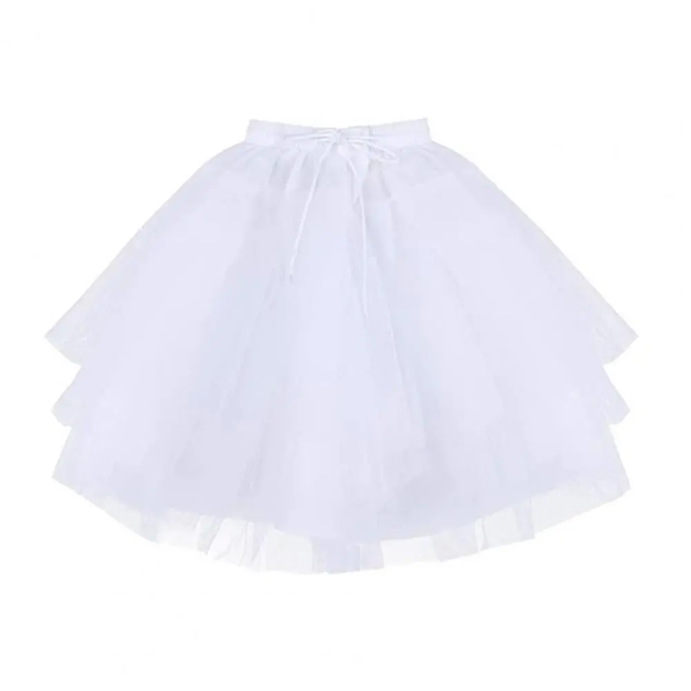 Elegant Lines Skirt Three-dimensional Tailoring Petticoat Elegant High Waist Petticoat with Three-dimensional for Women
