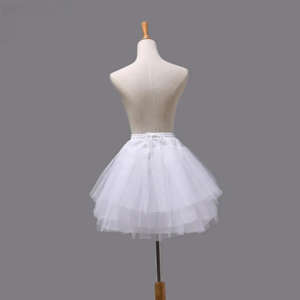 Elegant Lines Skirt Three-dimensional Tailoring Petticoat Elegant High Waist Petticoat with Three-dimensional for Women