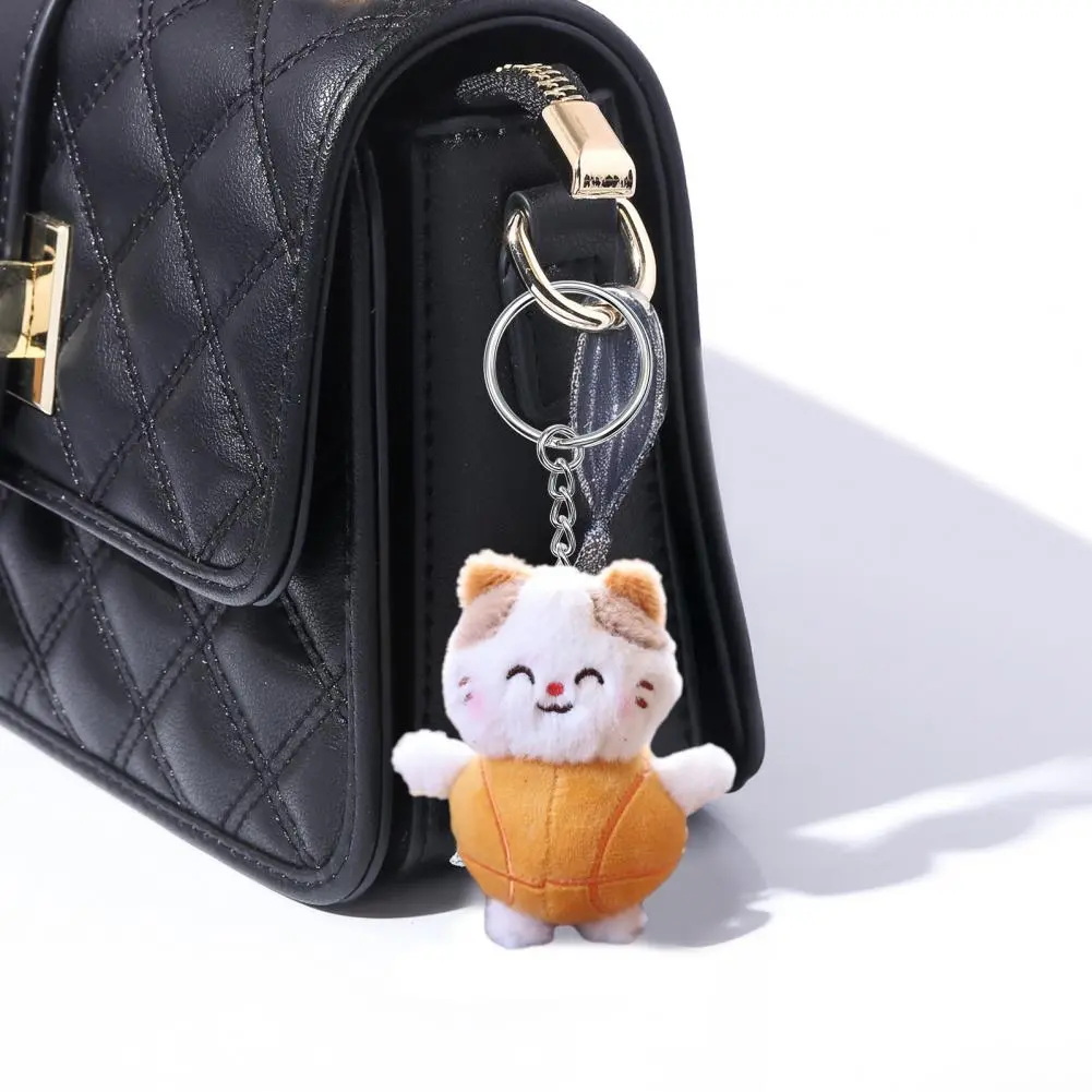 Doll Pendant Keychain Healing Doll Pendant Plush Doll Keychain Animal Ball Shape Pendant Lightweight Backpack Car Accessories