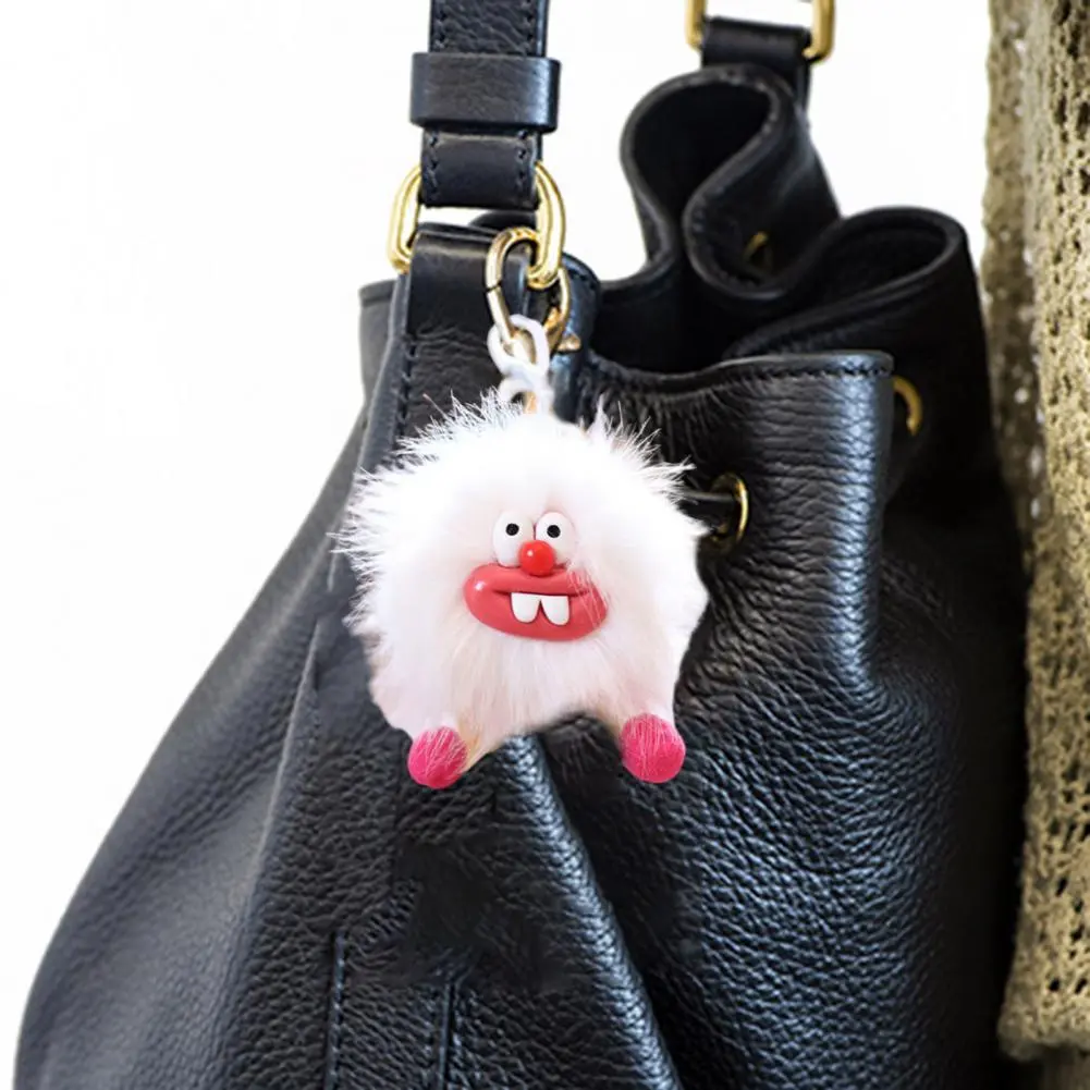 Keychain Charm Keychain Pendant Eggette Shape Plush Doll Keychain Cute Backpack Accessory with Lightweight Design for Easy