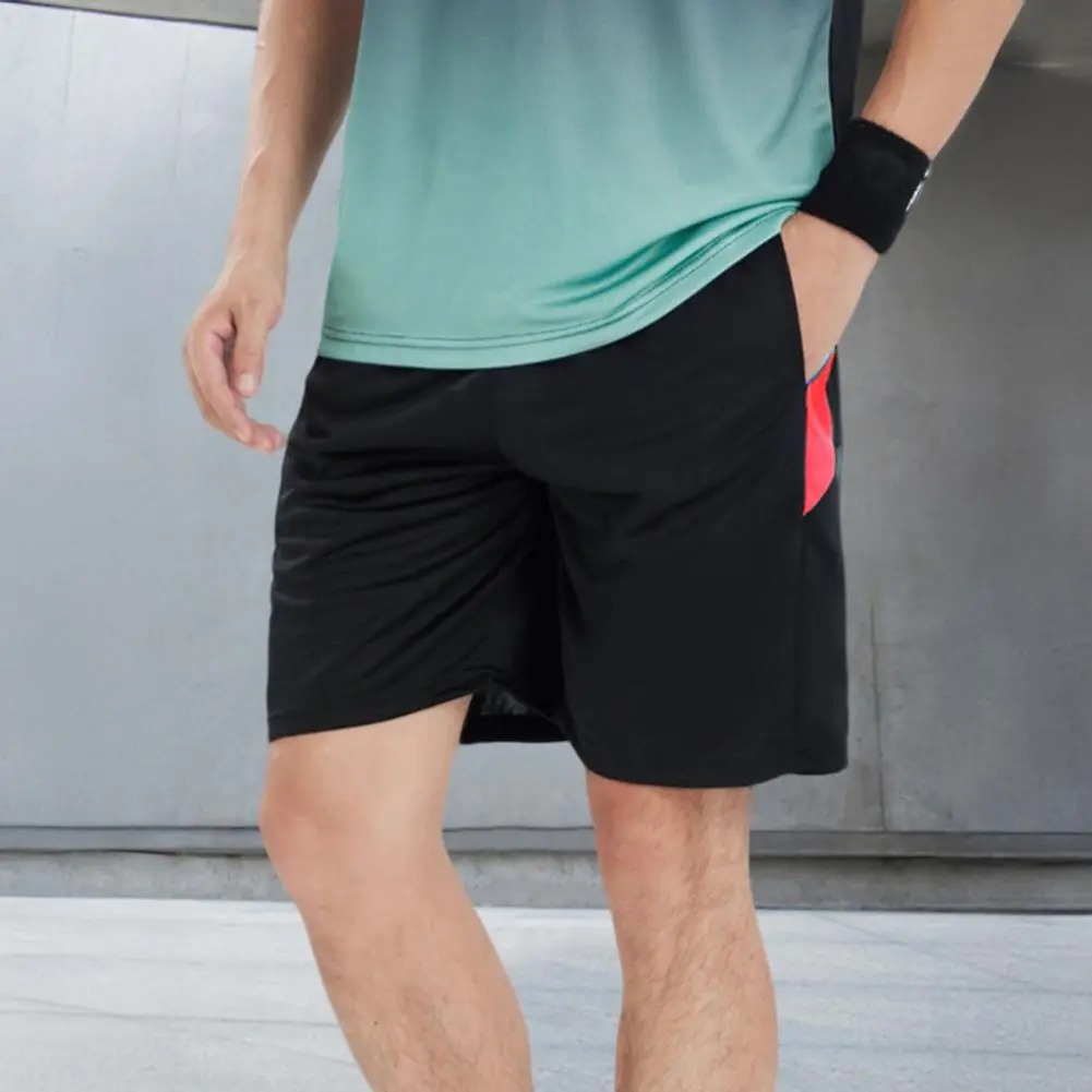 Training Shorts with Drawstring Waist Versatile Athletic Shorts Quick-dry Men's Sport Shorts with Adjustable Waist for Running