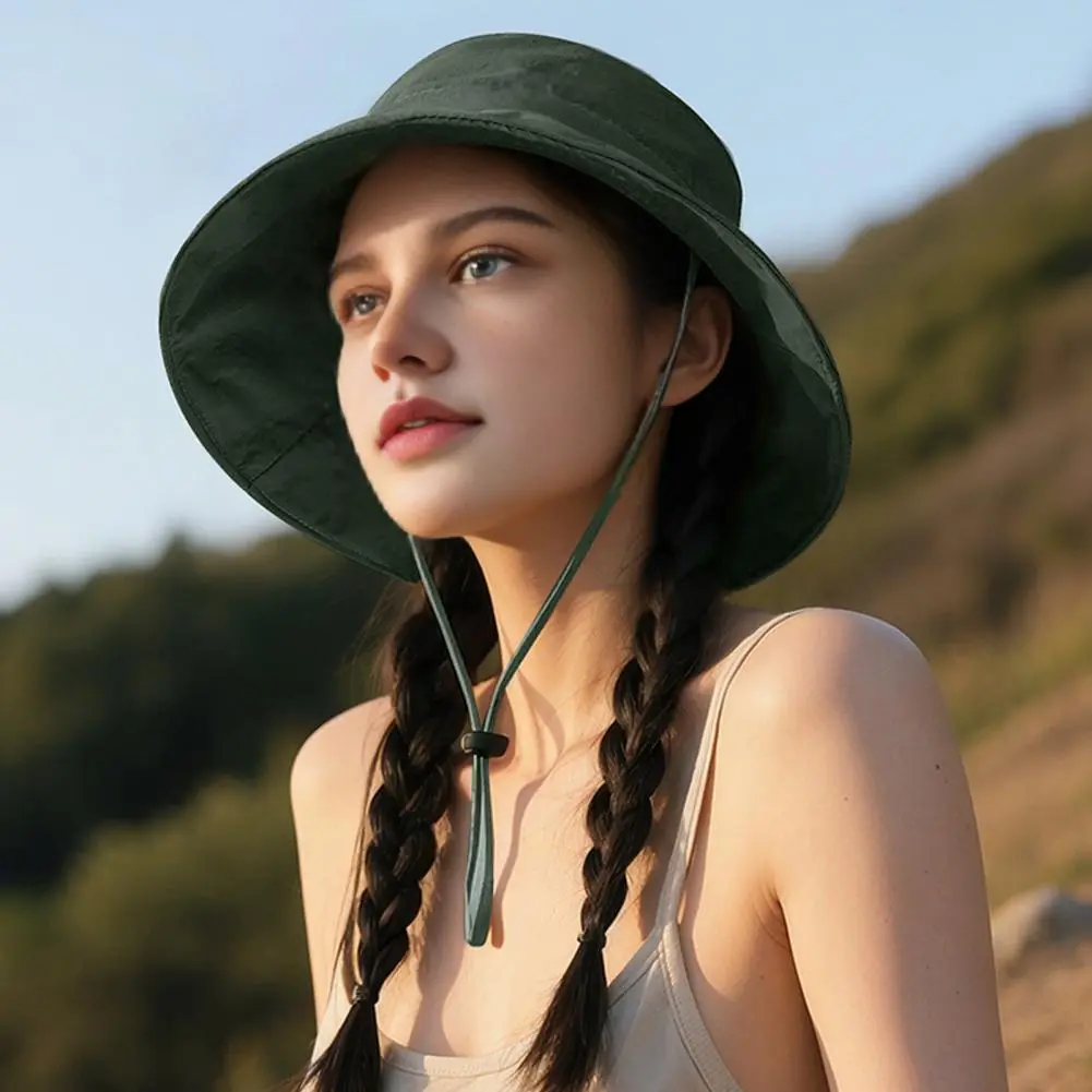 Women Fisherman Hat Sweat-resistant Fisherman Hat Stylish Reflective Stripe Fisherman Bucket Hat for Women Dome Design Basin