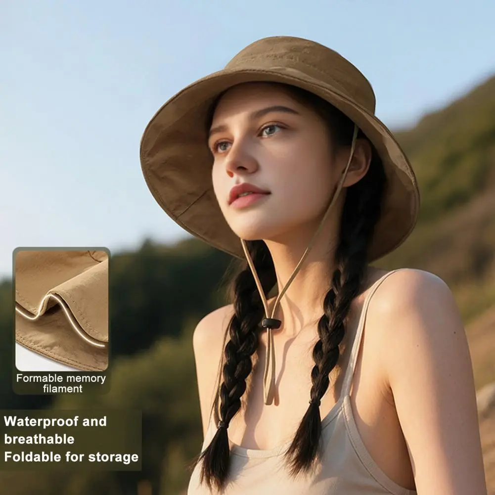 Women Fisherman Hat Sweat-resistant Fisherman Hat Stylish Reflective Stripe Fisherman Bucket Hat for Women Dome Design Basin
