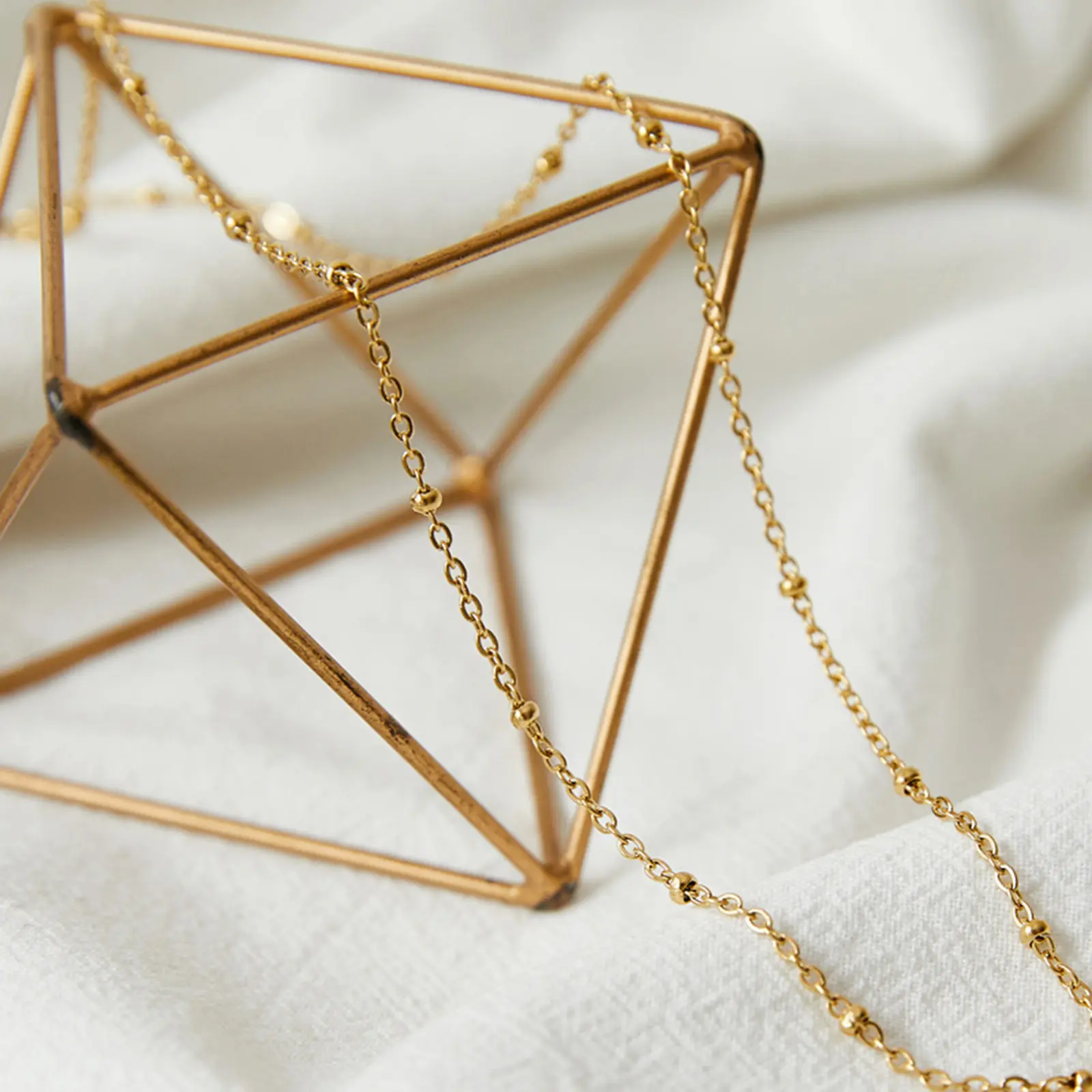 304 Stainless Steel Link Chain Necklace For DIY Jewelry Making Snake Bone O-shaped Chain Gold Color Silver Color Necklace, 1 PCs