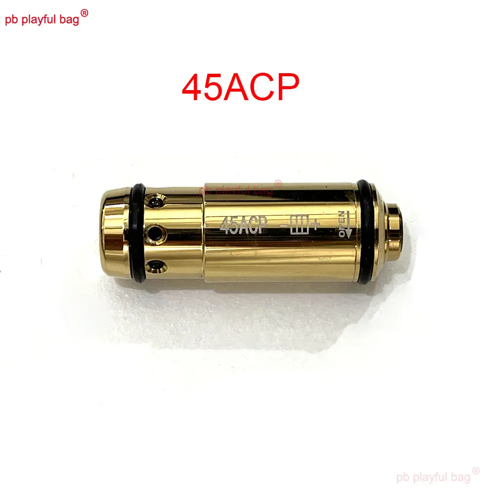 Outdoor Sports Tactical Red Laser Cartridge Bore Sighter .223Rem 40S&W 45ACP 9mm Training 2MW Laser Bullet Toy Accessories QG542