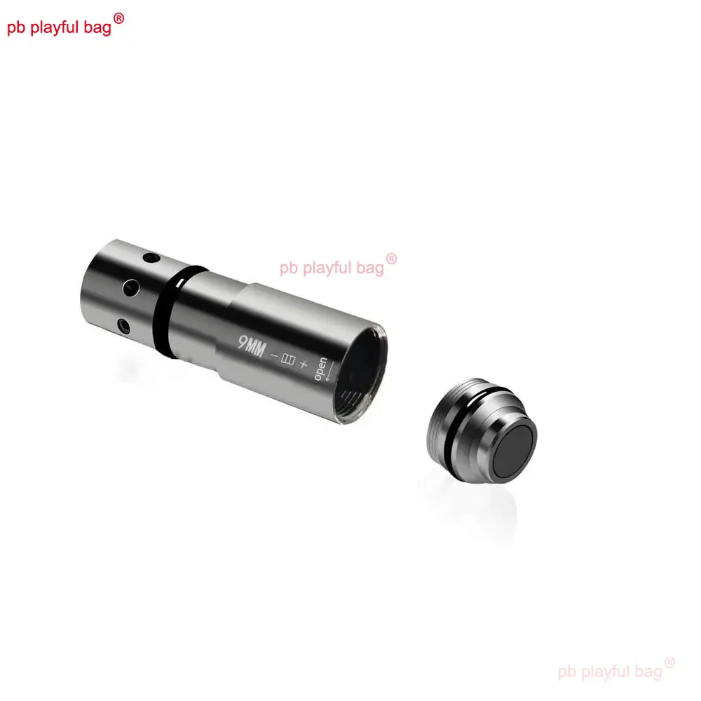 New 9mm Flat Head Gray Laser Bore Sight Toy Red Dot Training 2MW Laser Adult Outdoor Sports Game Accessories Gift QG526