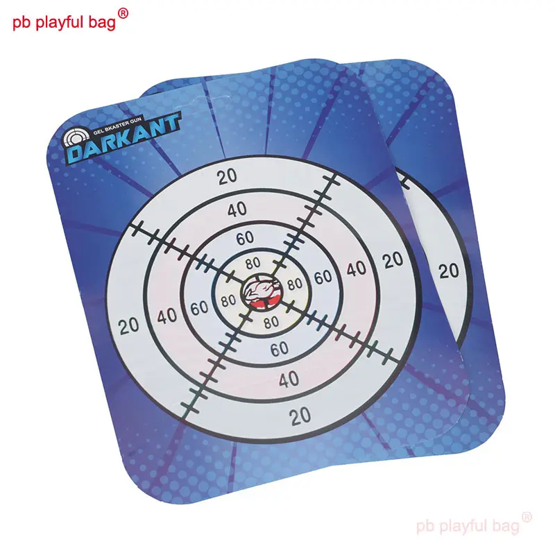 Outdoor Sports Gel Ball Children's Indoor Training Target Paperr Toy Accessories CS Game Equipment Color Changing Target QG436
