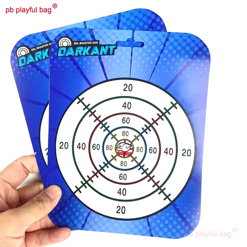 Outdoor Sports Gel Ball Children's Indoor Training Target Paperr Toy Accessories CS Game Equipment Color Changing Target QG436