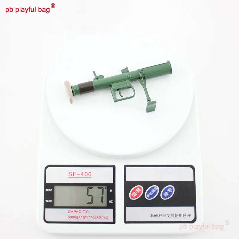 Children's Toys 11cm mini Rocket launcher Mortar Metal Military Sand table model ornaments Creative gifts outdoor sport QG410