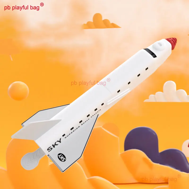 Outdoor Sports Fun Flight Rocket Launch Space Shuttle Leisure Toys Slingshot Parachute Children's Puzzle Interactive Gifts ZG188