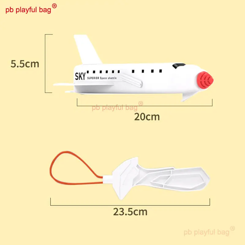 Outdoor Sports Fun Flight Rocket Launch Space Shuttle Leisure Toys Slingshot Parachute Children's Puzzle Interactive Gifts ZG188