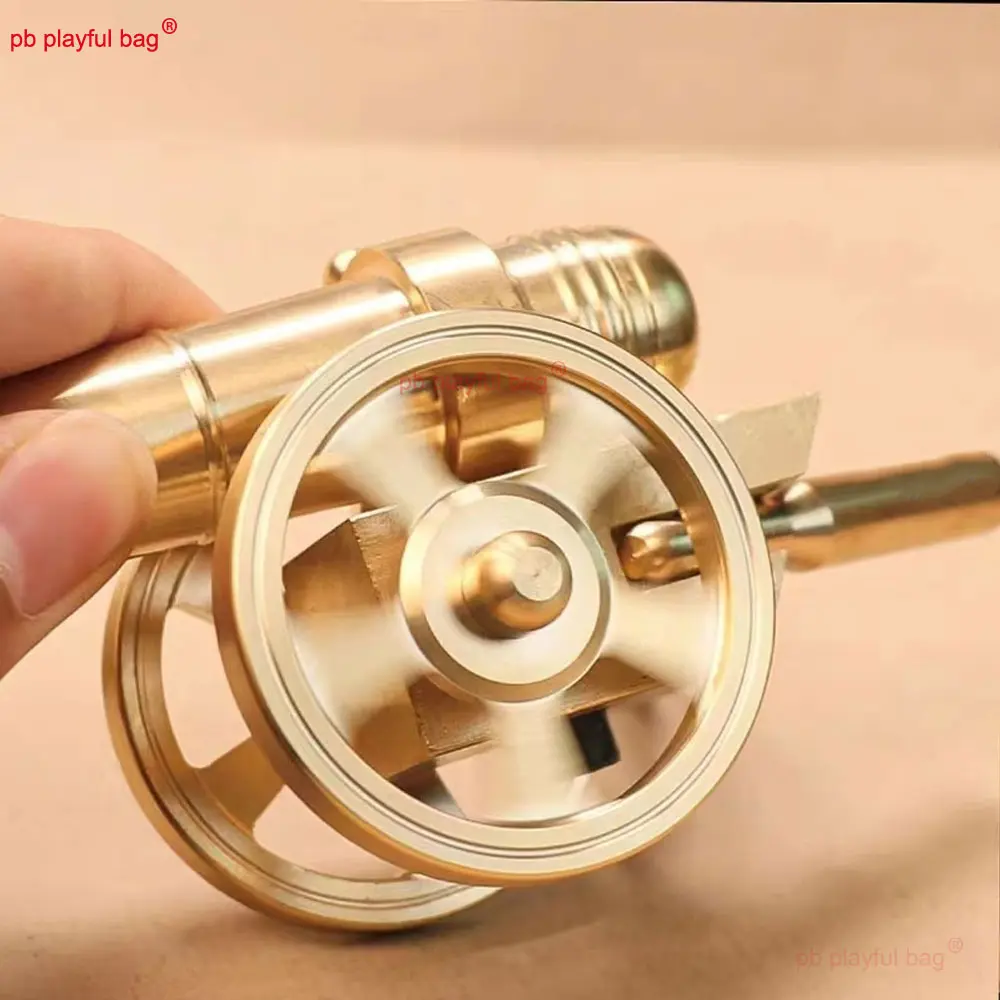 Mini Metal Cannon Brass Ornaments Model Launcher Home Office Desktop Decoration Children's Toys Gift HG319