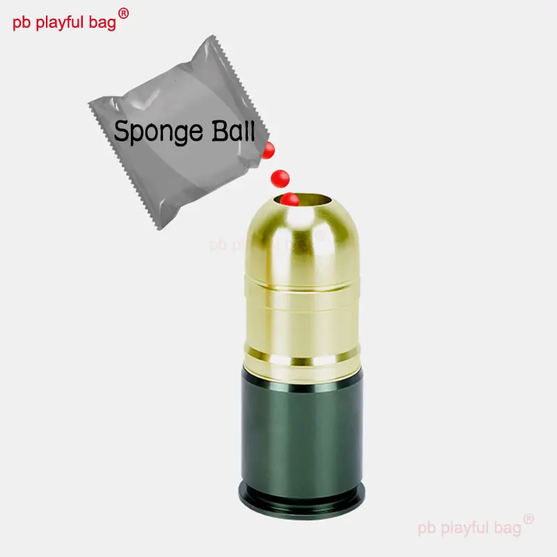 Outdoor Sports 40mm Diameter Toy Grenade Model Sponge Ball M203 M79 Toy Accessories Adult Game Collection Gifts QG461