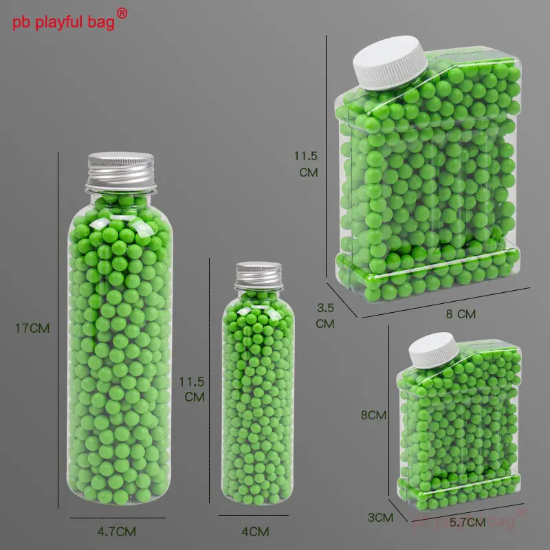 PB Playful Bag Outdoor Sports 7.2MM Soft Bullet G17 xy1911 Universal Soft Rubber Ball CS Game Toy Accessories IG88