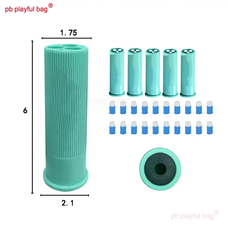 Outdoor Sports 7mm Small Soft Bullet Gun EVA Foam Meizhi Golden Ring S686 xm1014 Toy Bullet Shell Case Toy Accessories QG462