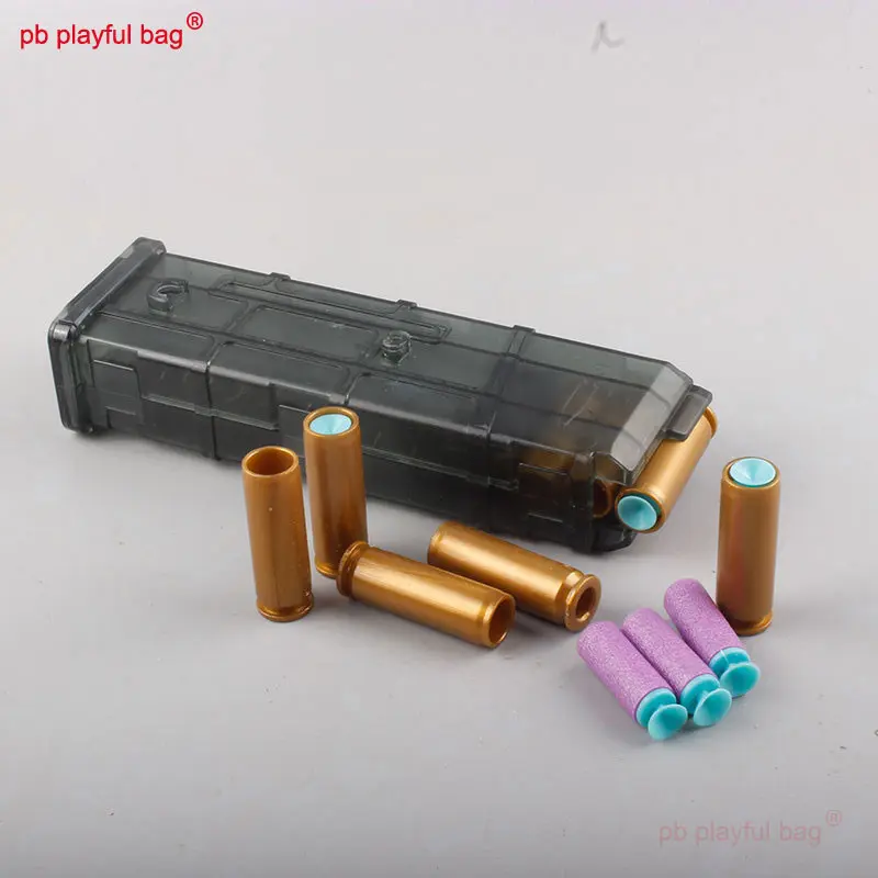 Pb Playful Bag Outdoor Sports Foam EVA Random color Soft Bullet Toy M416 Shell Case Toy Accessories QG421