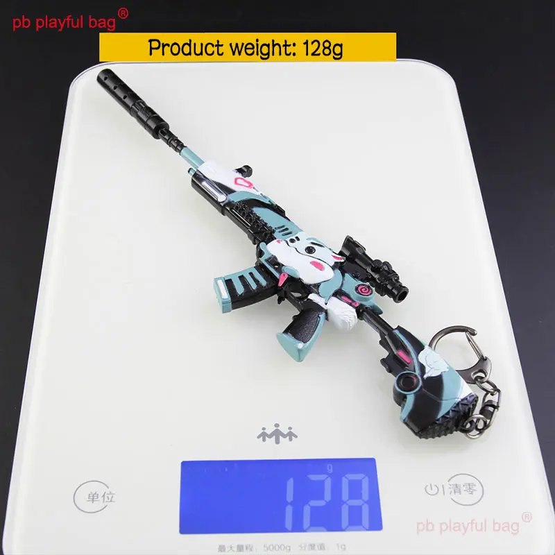 21cm M416 Alloy Metal Toy Gun Figures Model Hamster CS Game Equipment Decorative Keychain Kids Christmas Gifts Toy HG295