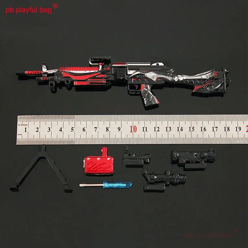 Metal Mini Alloy Toy Gun Model Figures M249 AWM Kids Toys Portable Keychain CS Game Adult Collection Christmas Gifts HG300