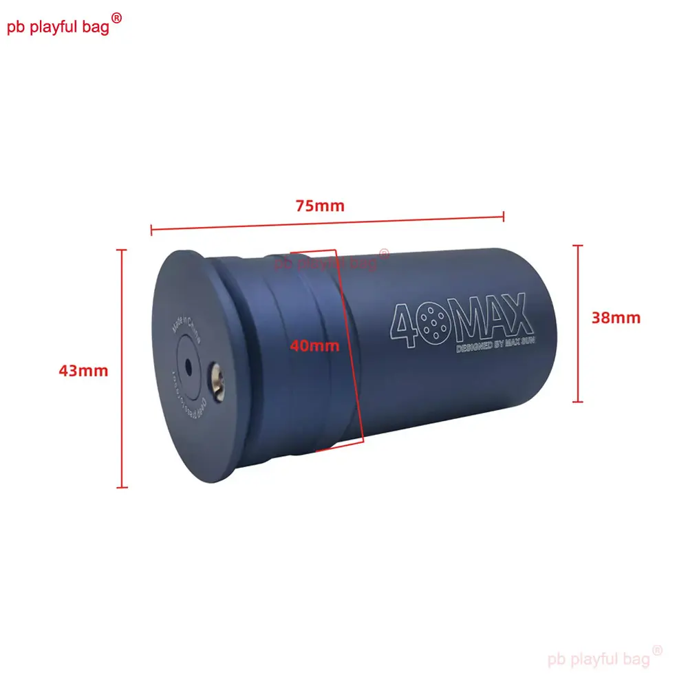 Outdoor Sports 40MAX Grenade Shell MGL EVA Sponge Soft Bullet 40MM Launcher Model Soft Ball CS DIY Toy Equipment QG545
