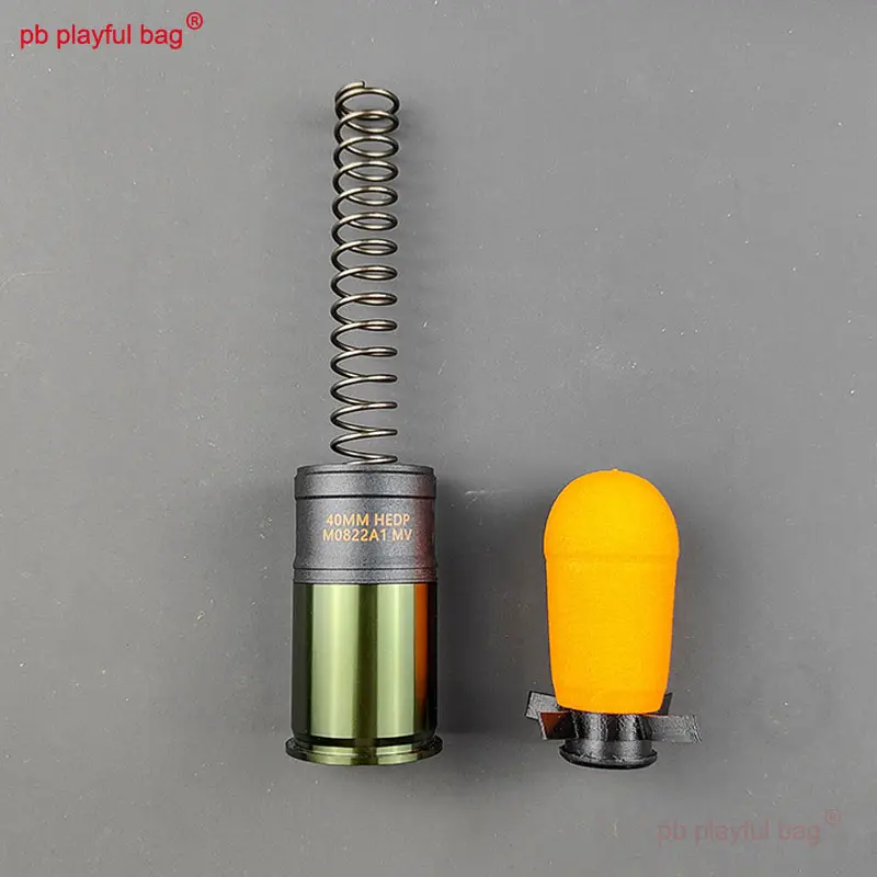 PB Playful Bag Outdoor Sport Grenade Toys M79 GP30 M203 M320 GL06 EVA Sponge Spring Toy Accessories QG371