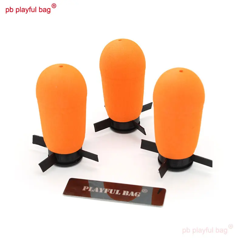 Pb Playful Bag Outdoor Sport EVA Sponge Soft Bullet 40MM Toy Grenade M79 GP30 M203 M320 MGL GL06 EGLM Toy Accessories QG393