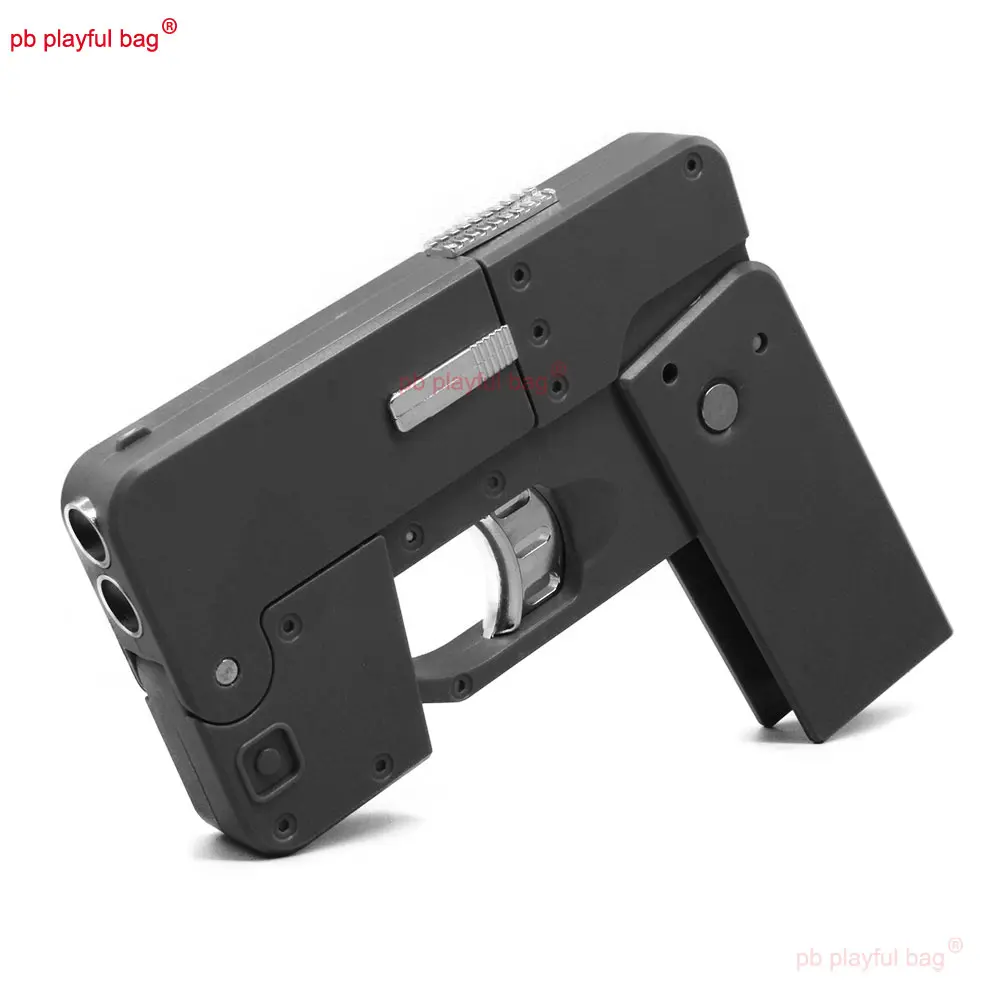 Outdoor Sports EVA Soft Bullet Adult Creative Phone Shape Folding Toy Gun CS Game Toy Accessories Kids Christmas Gifts QG395
