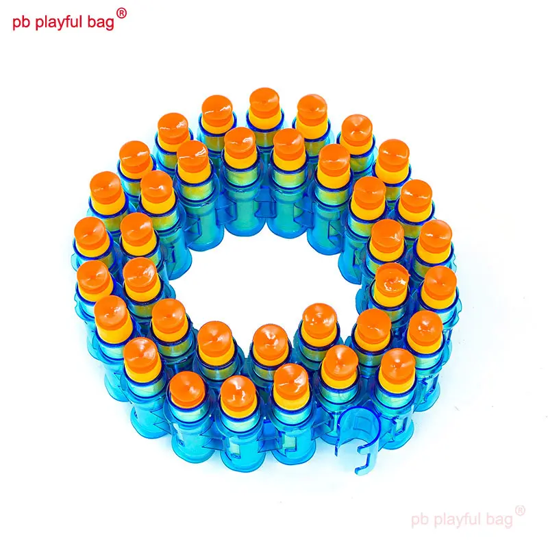 PB Playful Bag Outdoor Sports Soft Bullet Toy Jianfeng M2 Universal Bullet Chain M416 Shell Case Game Accessories IG18