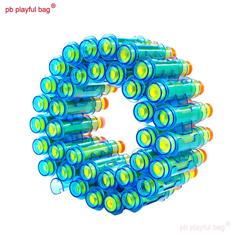 PB Playful Bag Outdoor Sports Soft Bullet Toy Jianfeng M2 Universal Bullet Chain M416 Shell Case Game Accessories IG18