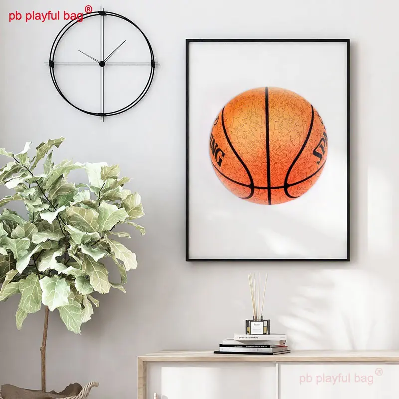 PB Playful Bag Wooden Puzzle Irregular Basketball Puzzle Children's Educational Toys Decoration Creative Gifts with Box UG164