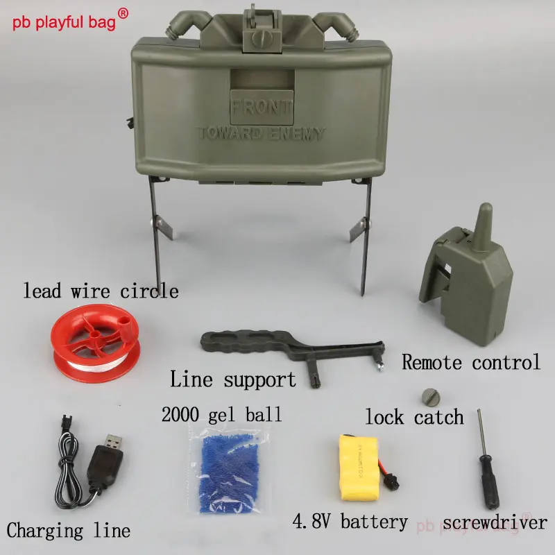 PB Playful bag Outdoor sports toy remote control Claymore Gel ball Toy accessories QG52