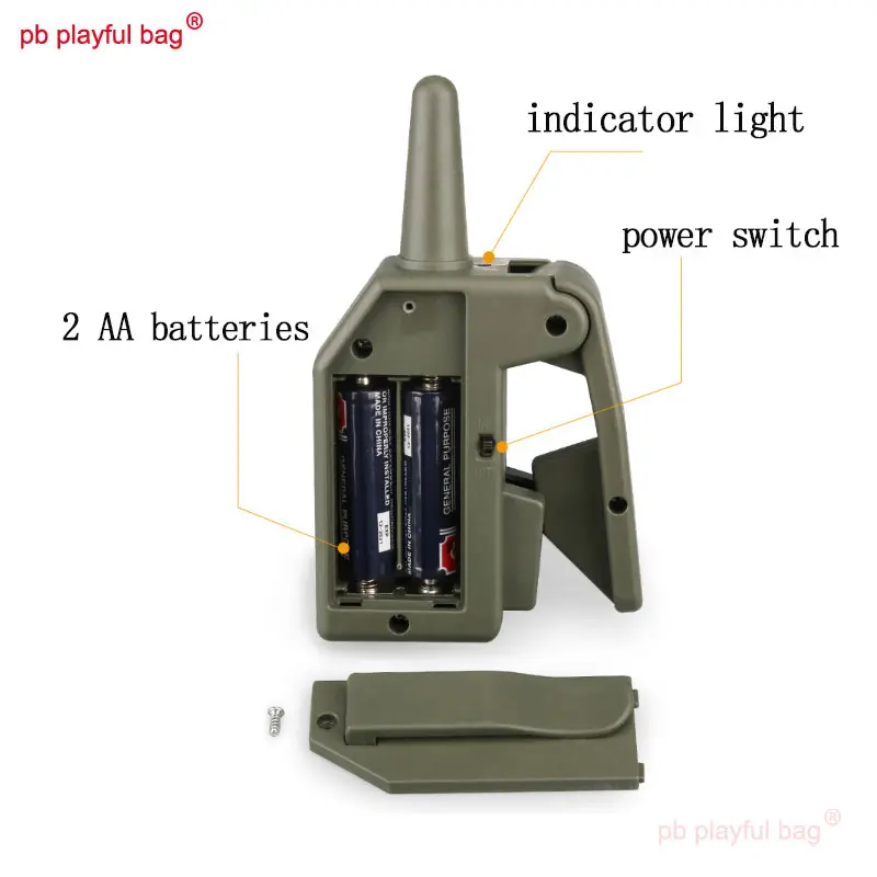 PB Playful bag Outdoor sports toy remote control Claymore Gel ball Toy accessories QG52