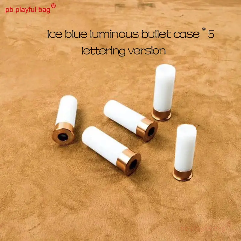 PB Playful bag Outdoor sports water gel ball AKA 870 Remington Ice blue Luminous toy bullet shells Toy accessories IG04
