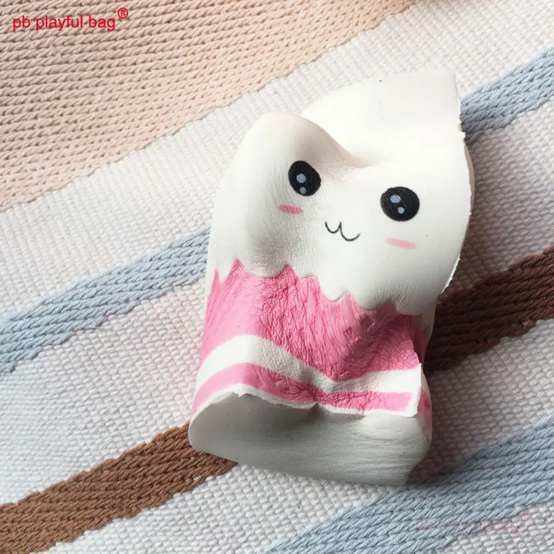 PB Playful Bag Cartoon cute Milk box Birthday cake model decompression Squishy Slow Rising Squeeze Children's Toy Gift ZG110