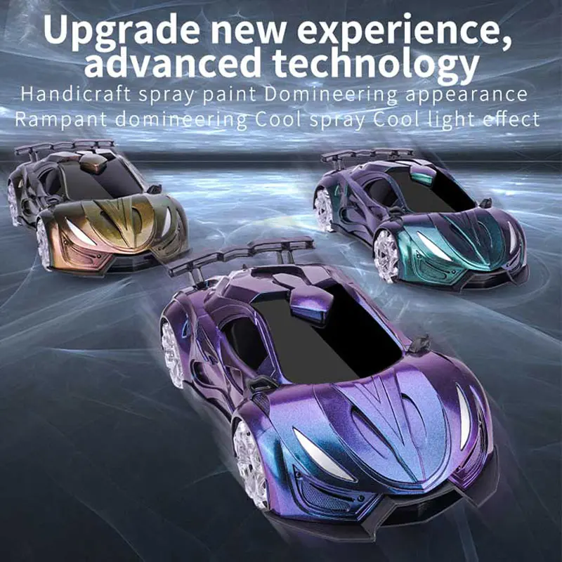 RC Stunt Car 2.4G 4WD Watch Gesture Sensor Remote Control Vehicle 360 Degree Flip Simulation Spray Night Glare Effect Models Toy