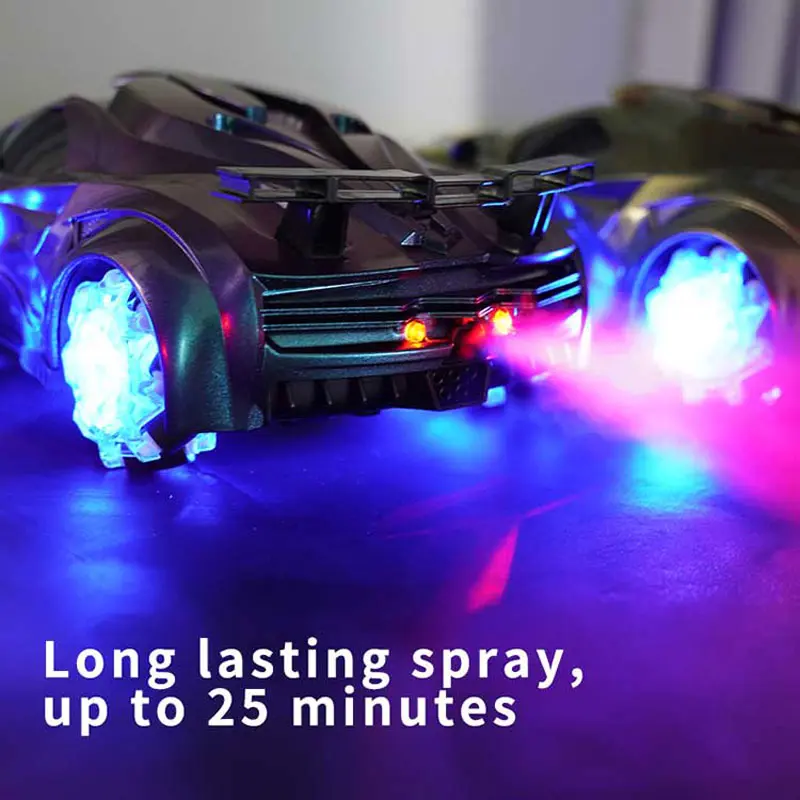 RC Stunt Car 2.4G 4WD Watch Gesture Sensor Remote Control Vehicle 360 Degree Flip Simulation Spray Night Glare Effect Models Toy