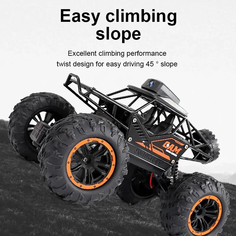 Remote Control Car 2.4G WIFI FPV HD Camera Drift Climbing RC Car APP High Speed Remote Video Off-road Trucks Toys For Kids