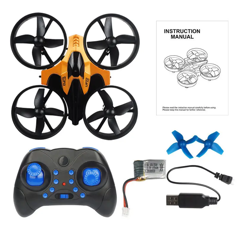 Remote Control Mini Drone Hand Operated RC Quadcopter Long Flight Time Easy Hand-operated Drones Small Aircraft Toys Kids Gift