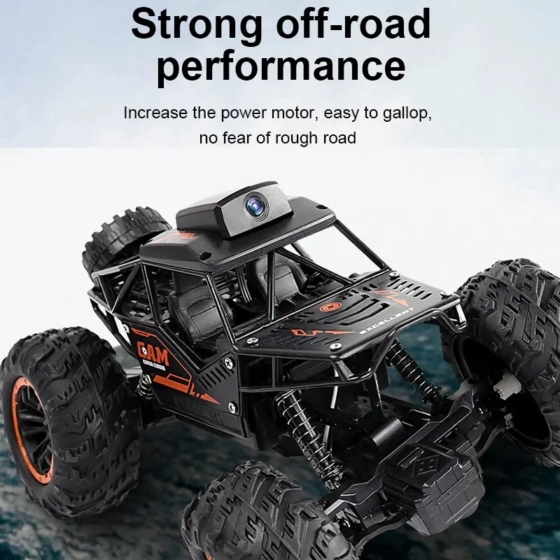 Remote Control Car 2.4G WIFI FPV HD Camera Drift Climbing RC Car APP High Speed Remote Video Off-road Trucks Toys For Kids