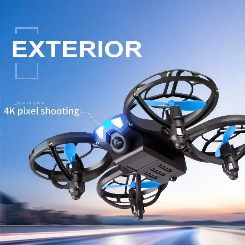 RC Drone 4K Camera Remote Control  Aircraft WiFi FPV Air Pressure Altitude Hold LED Light Electronic Quadcopter Min Plane Toy