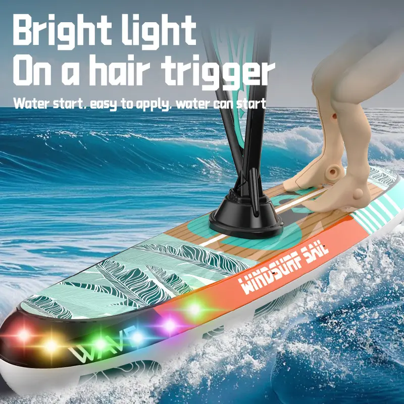 RC sailboat With LED light Remote Control Boat sailing lover gift High speed RC Ship Funny Swimming in Pool Toy for Boys