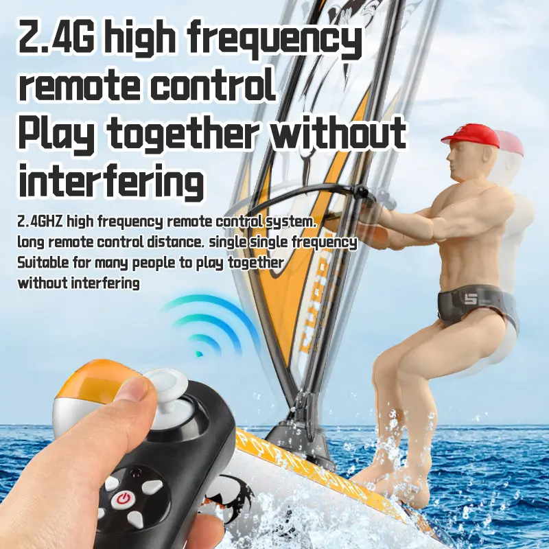 RC sailboat With LED light Remote Control Boat sailing lover gift High speed RC Ship Funny Swimming in Pool Toy for Boys