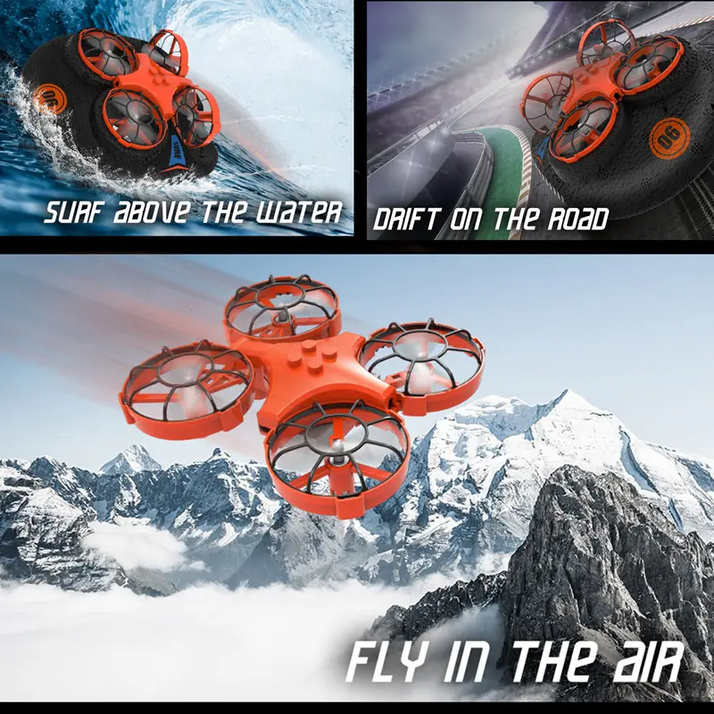 RC Airplane Kit One Key Return Remote Control Drone Aeroamphibious Plane RC Boat Electronic Car RC Quadcopter Toy Kids Gift