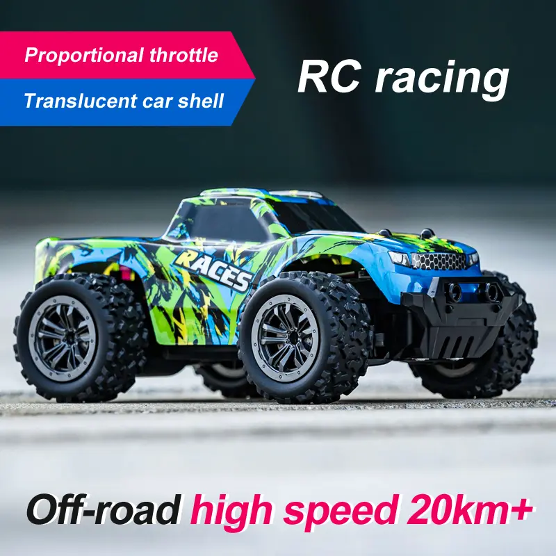 1:20 RC Drift Car RC racing Buggy Truck Off-Road  2.4GHz Remote Control High Speed 20Km/h Rock Crawler Toy Boys Birthday Gift