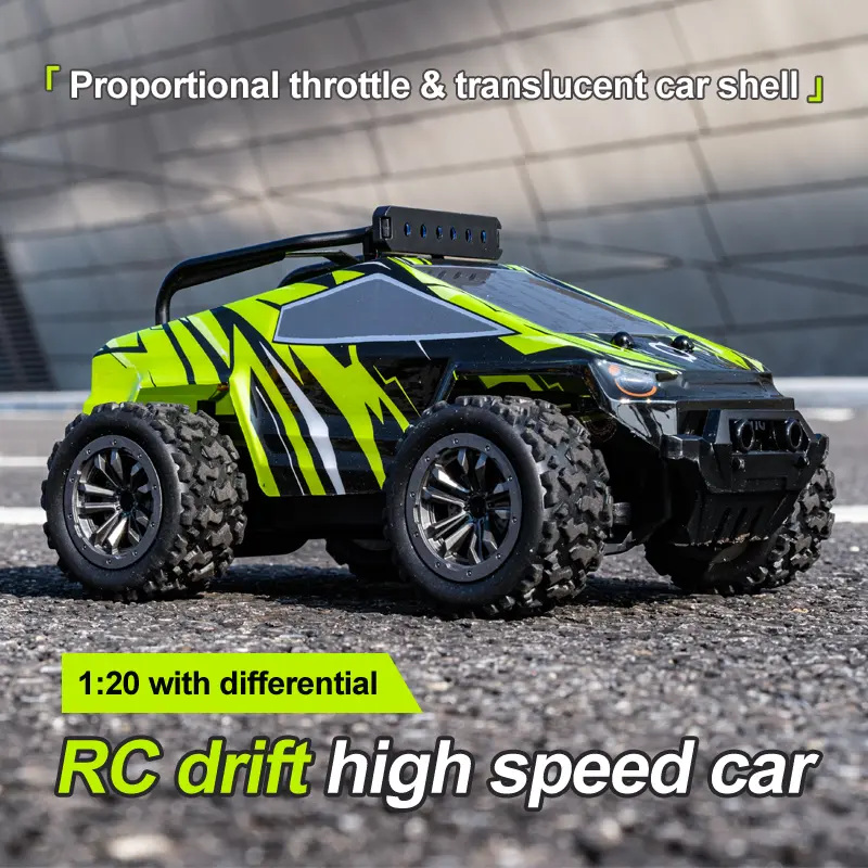 1:20 RC Drift Car RC racing Buggy Truck Off-Road  2.4GHz Remote Control High Speed 20Km/h Rock Crawler Toy Boys Birthday Gift